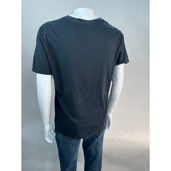 Anvil Ring Spun Bill Murray Santa Holiday TShirt Lg Black Cotton - Picture 12 of 16